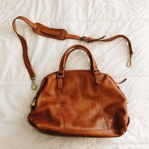 Madewell Cognac Leather Satchel